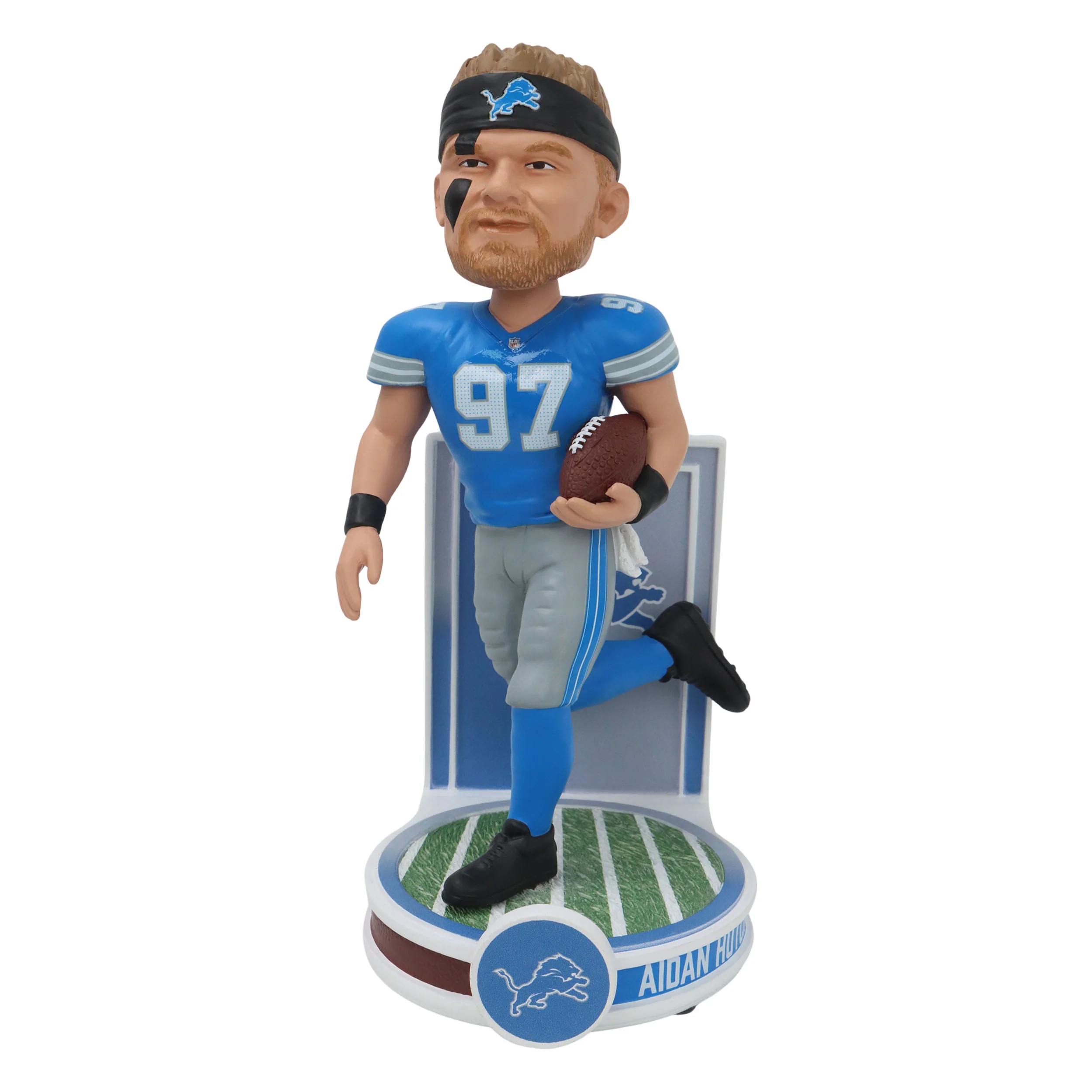 Aidan Hutchinson Detroit Lions Banner Series NFL Football Bobblehead