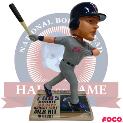 Ian Happ Chicago Cubs First Hit Bobblehead