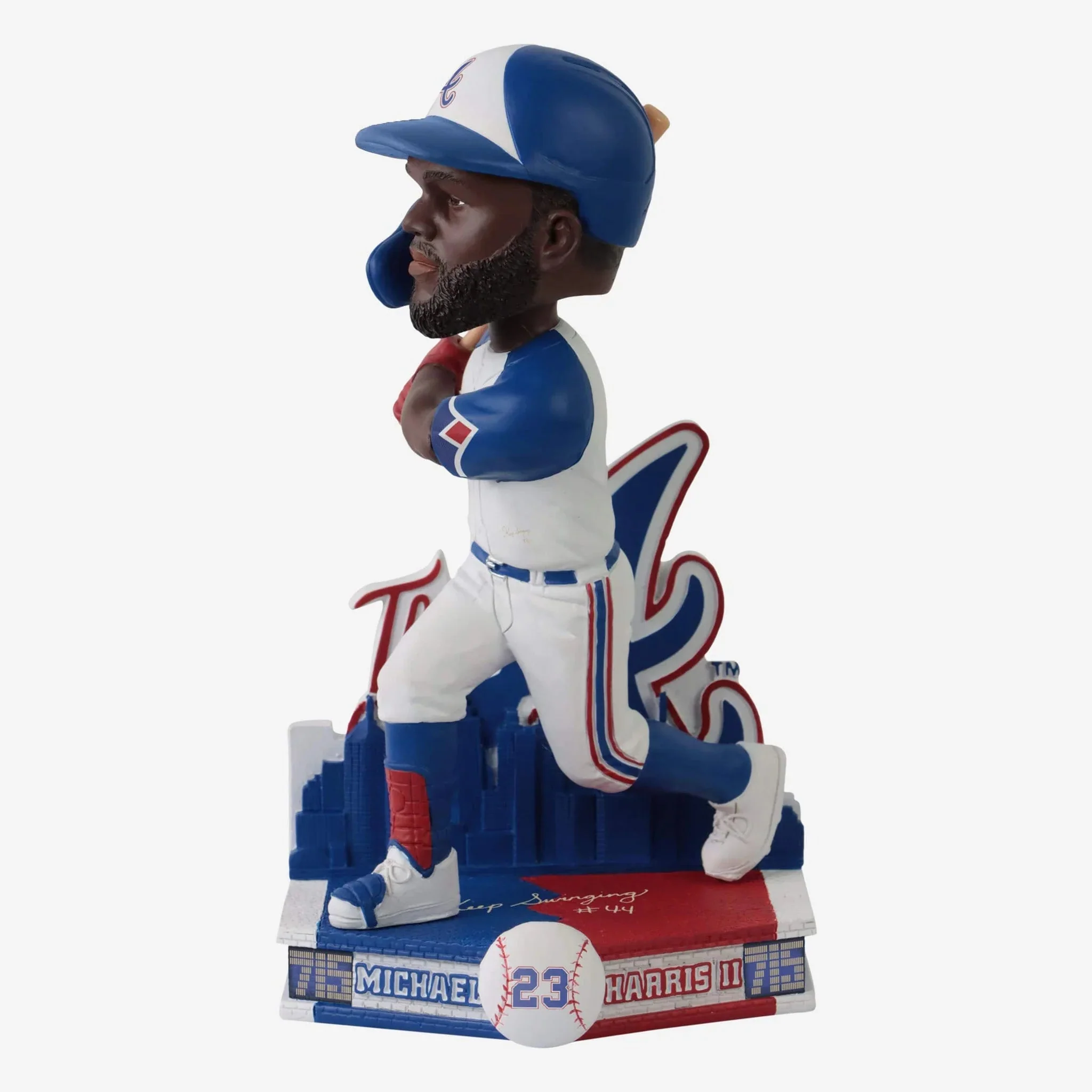 Michael Harris III Atlanta Braves Retro Jersey Field Stripe Bighead Bobblehead