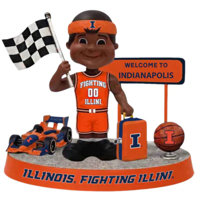 Illinois Fighting Illini Welcome to Indianapolis Bobblehead (Presale) - Image 2