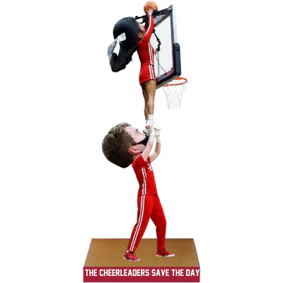 Indiana Hoosiers The Cheerleaders Save the Day Bobblehead (Presale) - Image 2