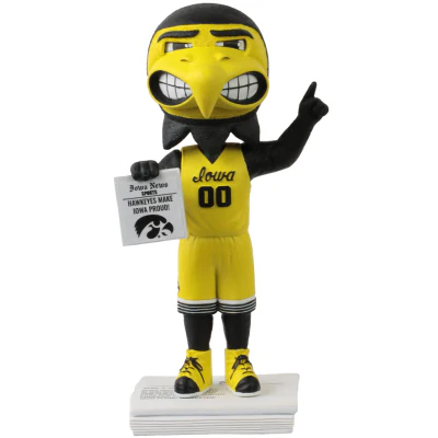 Iowa Hawkeyes Women's Basketball 2022-23 Commemorative Season Bobblehead - Image 3