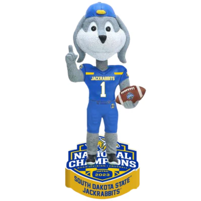 Jack the Jackrabbit South Dakota State Jackrabbits Mascot 2023 FCS Football National Champions Bobbleheads - Image 2