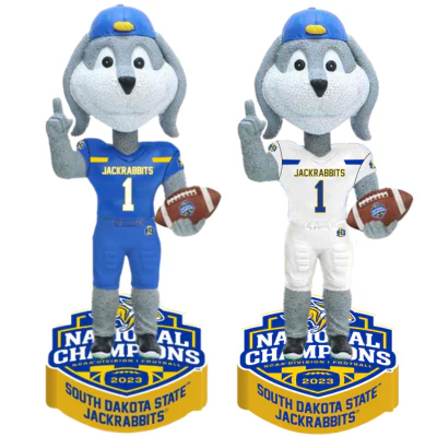 Jack the Jackrabbit South Dakota State Jackrabbits Mascot 2023 FCS Football National Champions Bobbleheads - Image 4