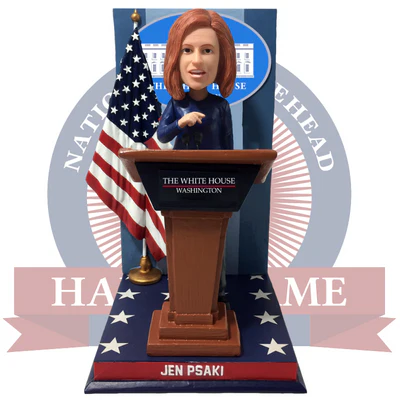 Jen Psaki Press Secretary Bobblehead