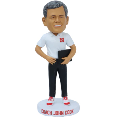 John Cook Nebraska Cornhuskers Coach Bobblehead - Image 2