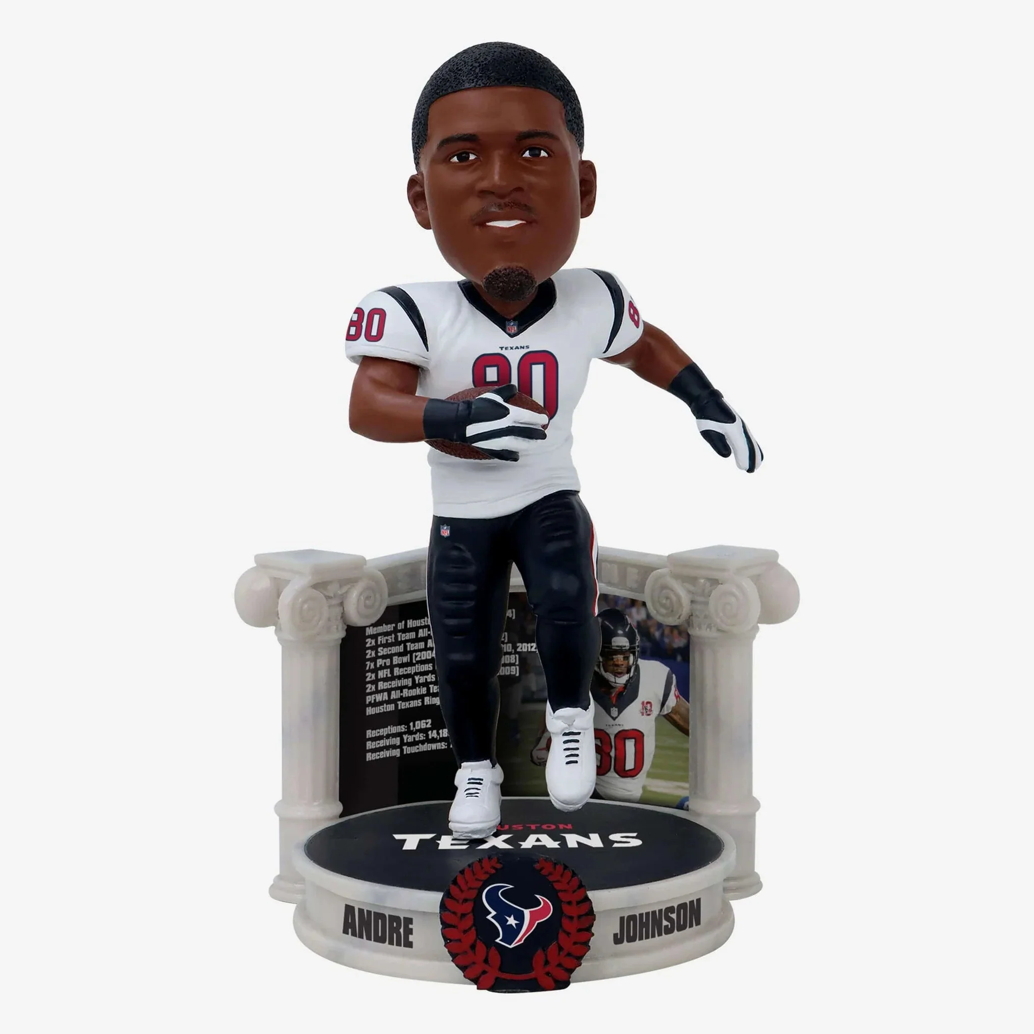 Andre Johnson Houston Texans Career Retrospective NFL Football Bobblehead