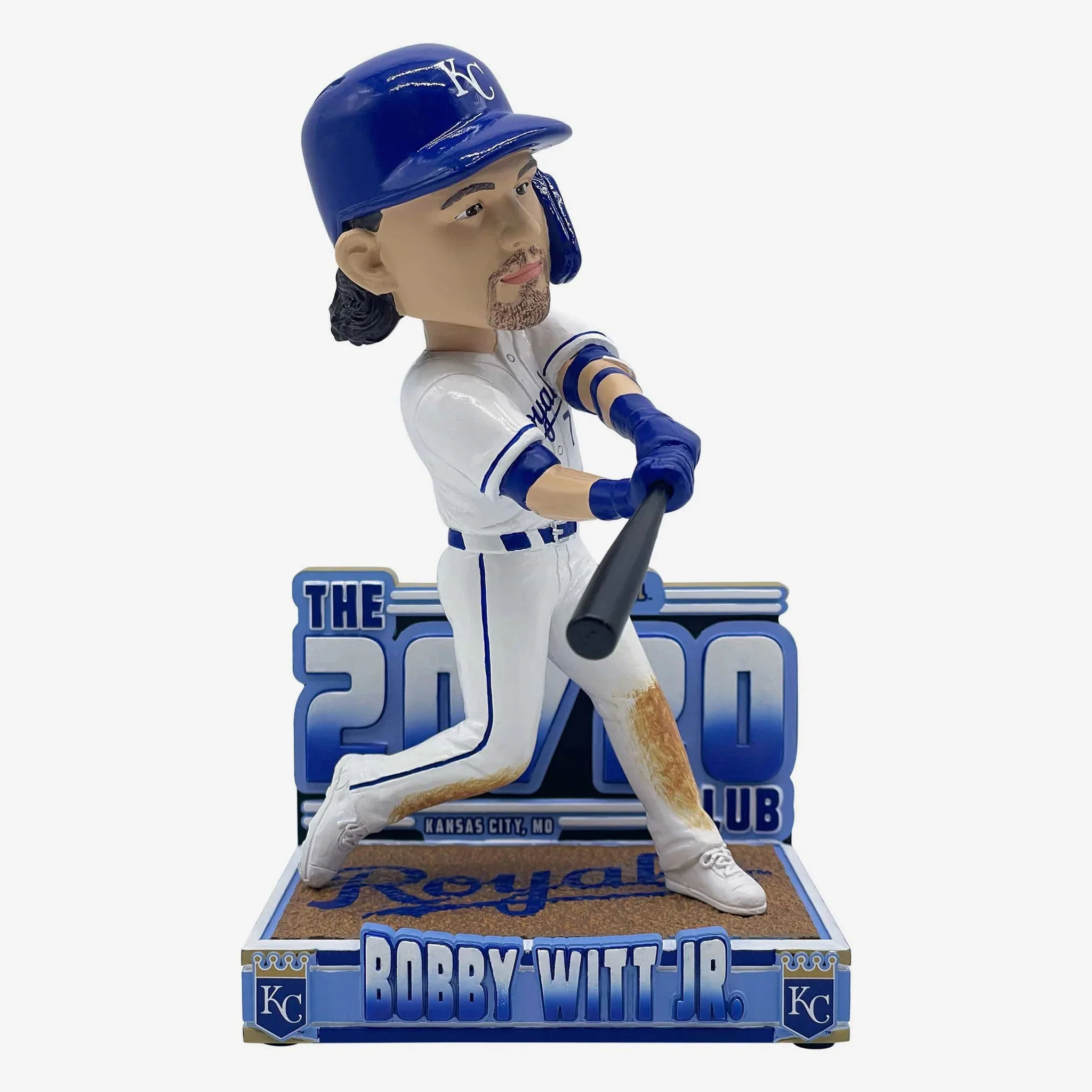 Bobby Witt Jr. Kansas City Royals 20 Home Runs & 20 Stolen Bases Record Setter MLB Baseball Bobblehead