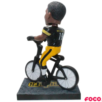 JuJu Smith-Schuster Pittsburgh Steelers Bike Bobblehead - Image 4