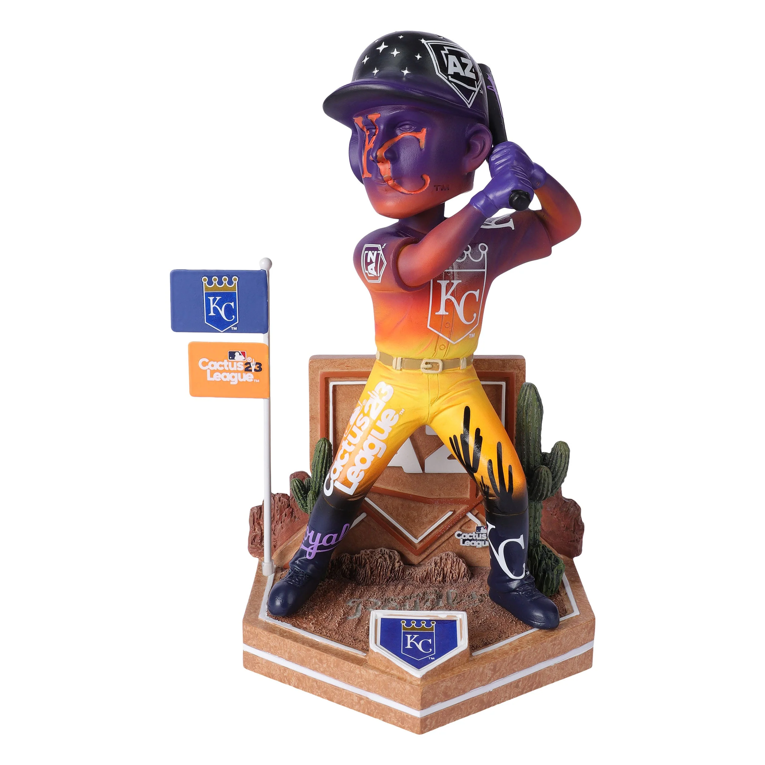 Kansas City Royals Cactus League Bobbles On Parade MLB Baseball Bobblehead