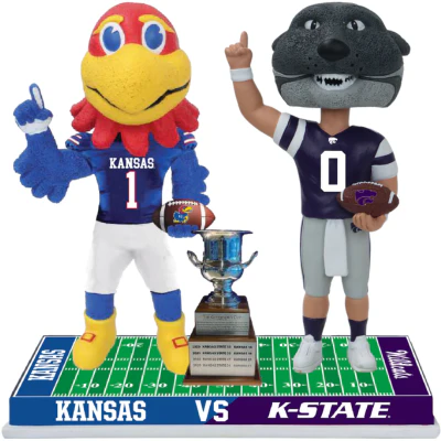 Kansas vs. Kansas State Football Rivalry Bobblehead (Presale) - Image 2