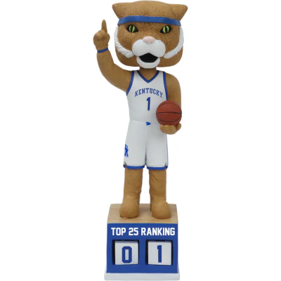 The Wildcat Kentucky Wildcats Basketball Top 25 Ranking Tracker Bobblehead - Image 2