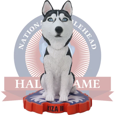 Kiza III Houston Christian Huskies Live Husky Bobblehead