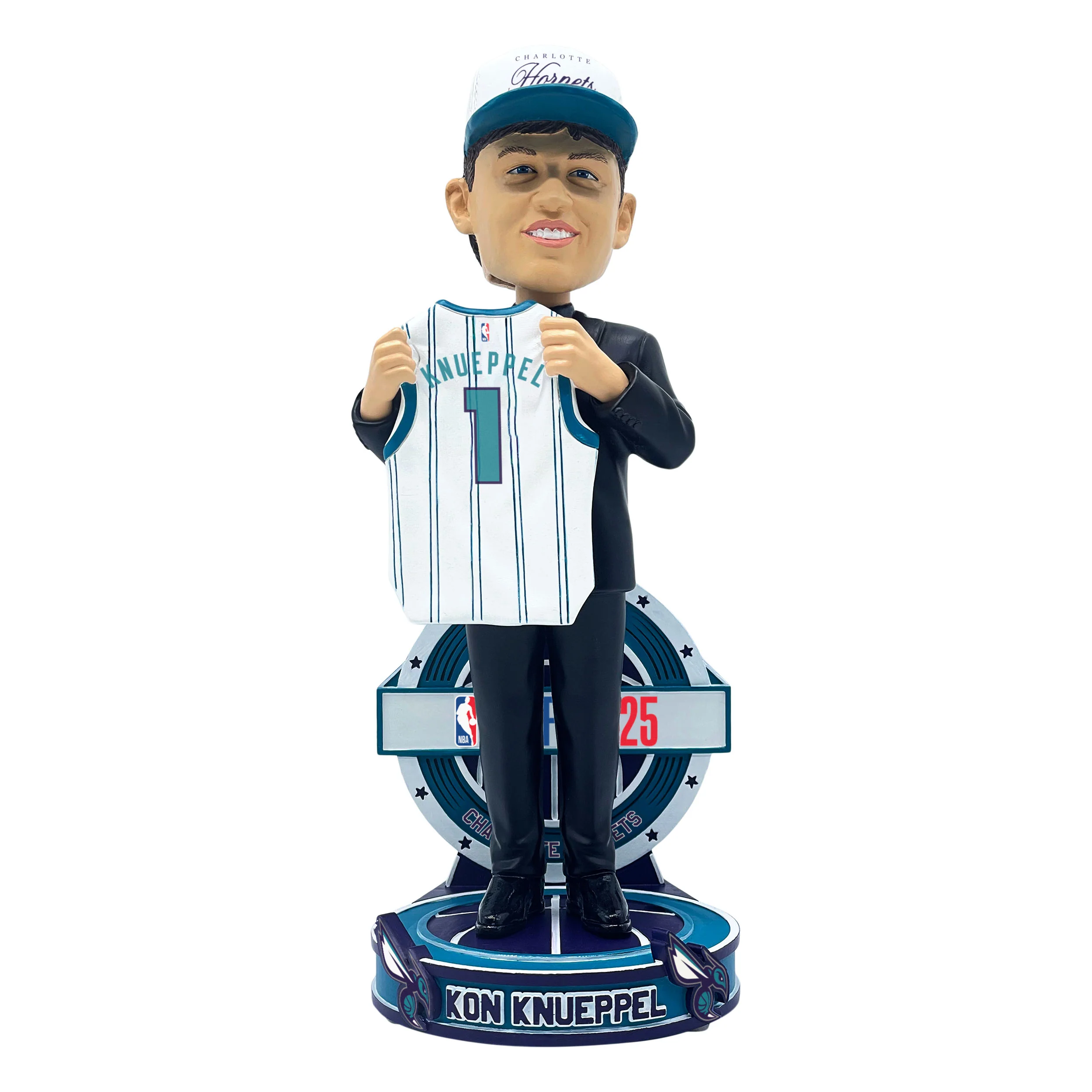 Kon Knueppel Charlotte Hornets 2025 NBA Draft Pick NBA Bobblehead