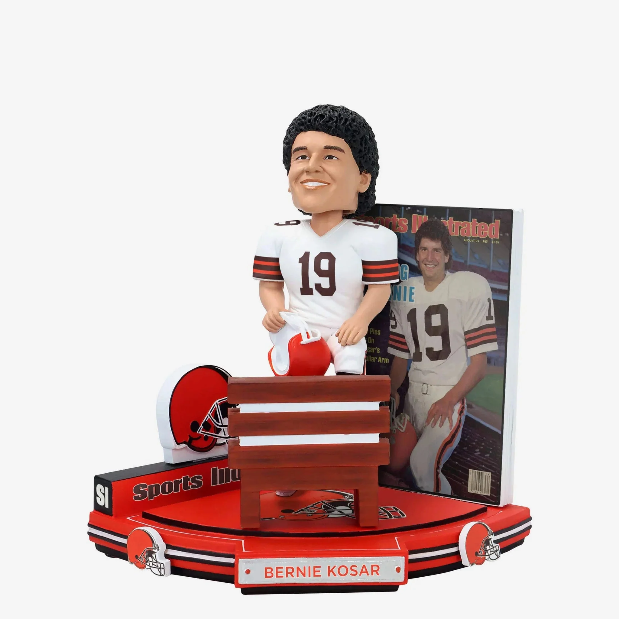 Bernie Kosar Cleveland Browns Banking On Bernie Sports Illustrated Bobblehead
