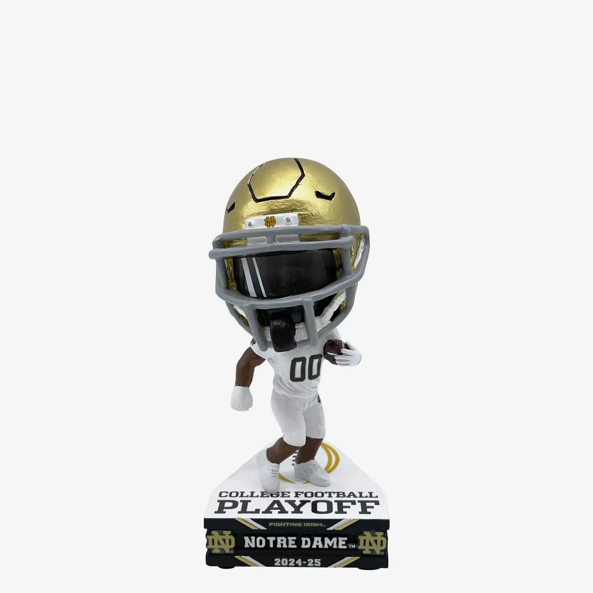 Notre Dame Fighting Irish CFP Inaugural Playoff Mini Bighead Bobblehead College