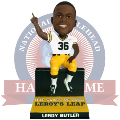 LeRoy Butler LeRoy's Leap Bobblehead - Upgrade to signed