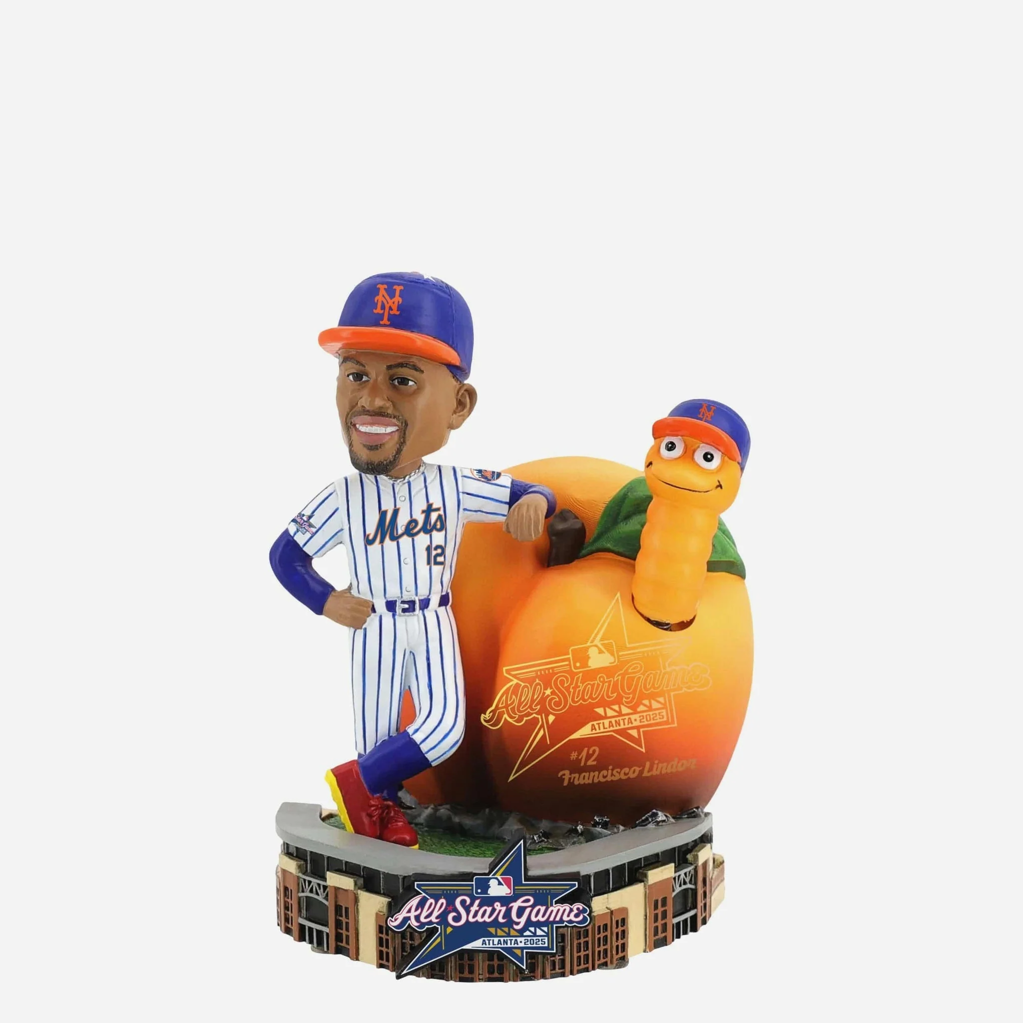 Francisco Lindor New York Mets 2025 MLB All-Star Peach Dual MLB Bobblehead