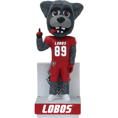 Lobo Louie New Mexico Lobos Mascot Bobblehead - Image 2