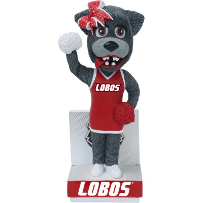 Lobo Lucy New Mexico Lobos Mascot Bobblehead - Image 2