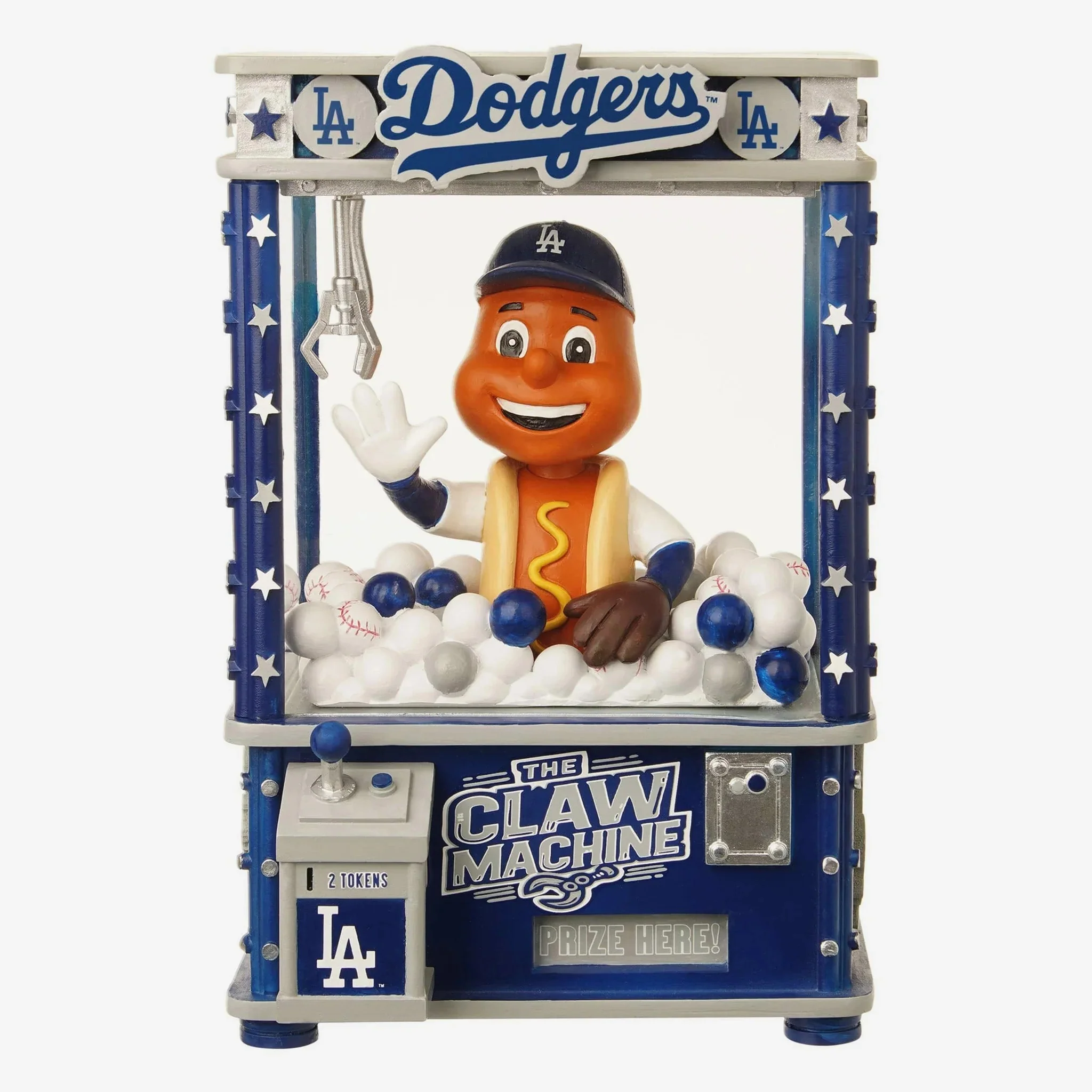 Dodger Dog Los Angeles Dodgers Claw Machine MLB Baseball Bobblehead