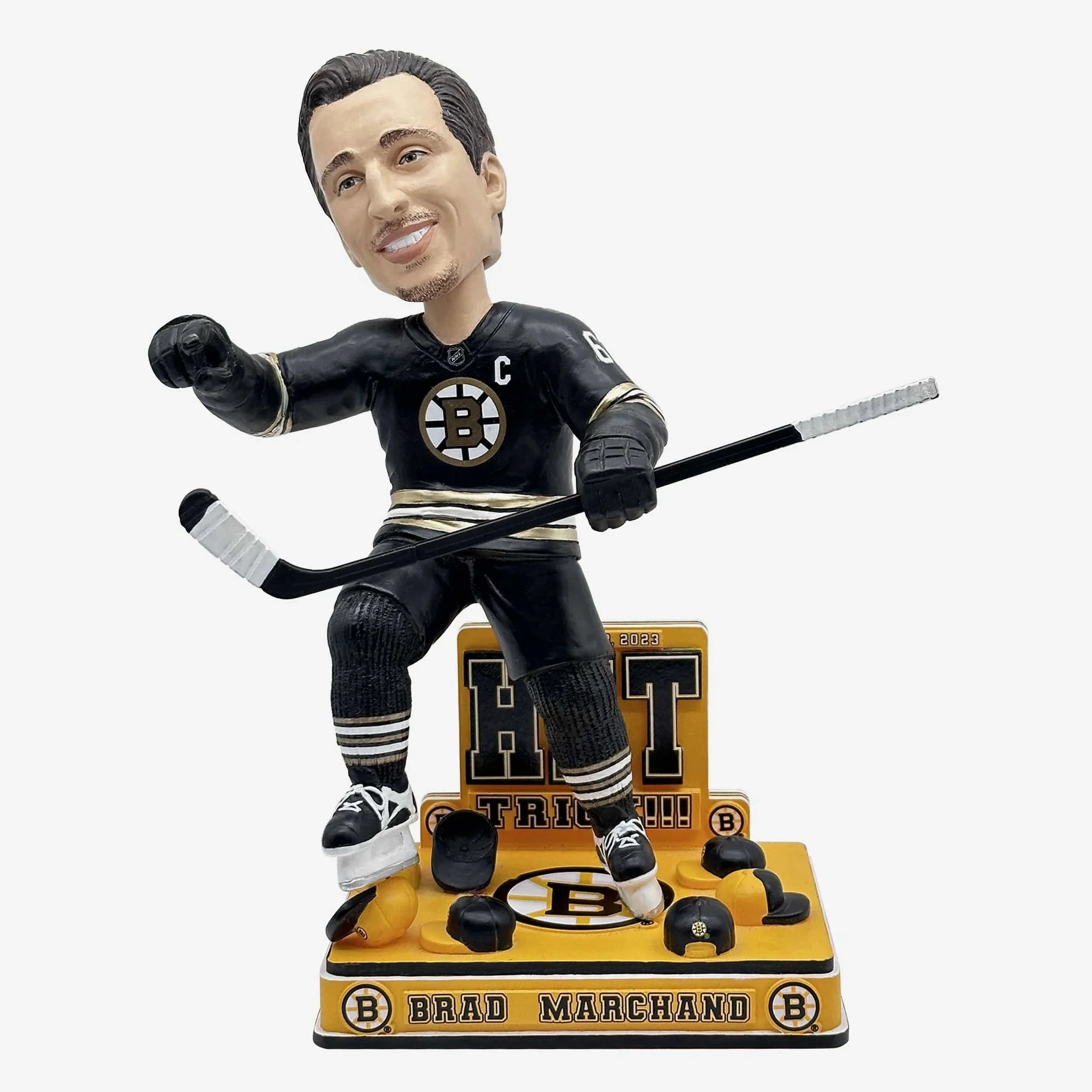 Brad Marchand Boston Bruins Hat Trick NHL Bobblehead