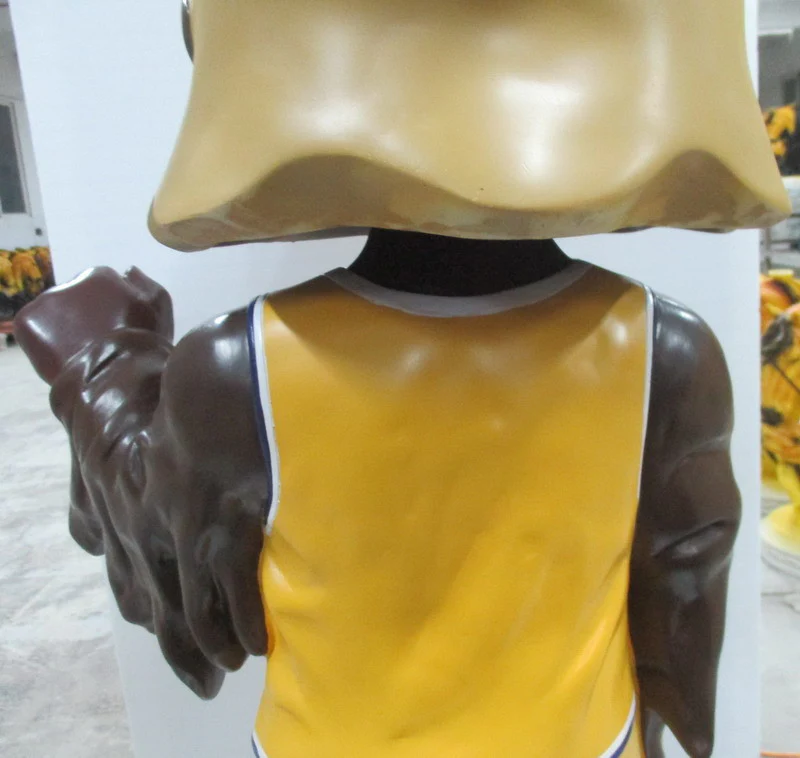 3 Foot Marquette Golden Eagles Mascot Bobblehead - Image 3