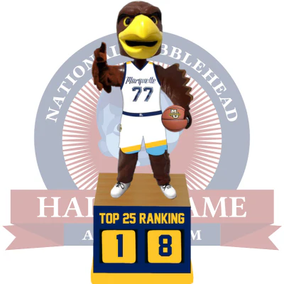 Marquette Golden Eagles Basketball Top 25 Ranking Tracker Bobblehead
