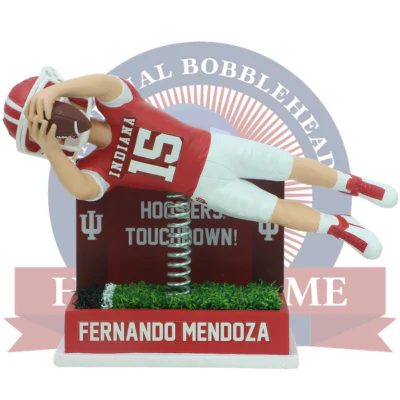 Fernando Mendoza Indiana Hoosiers Diving Touchdown Bobblehead (Presale)