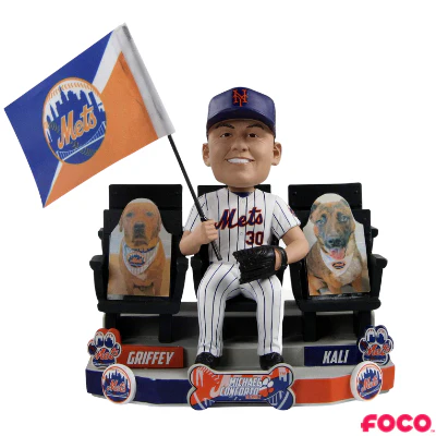 New York Mets Cardboard Cutout Dogs Bobbleheads - Image 3
