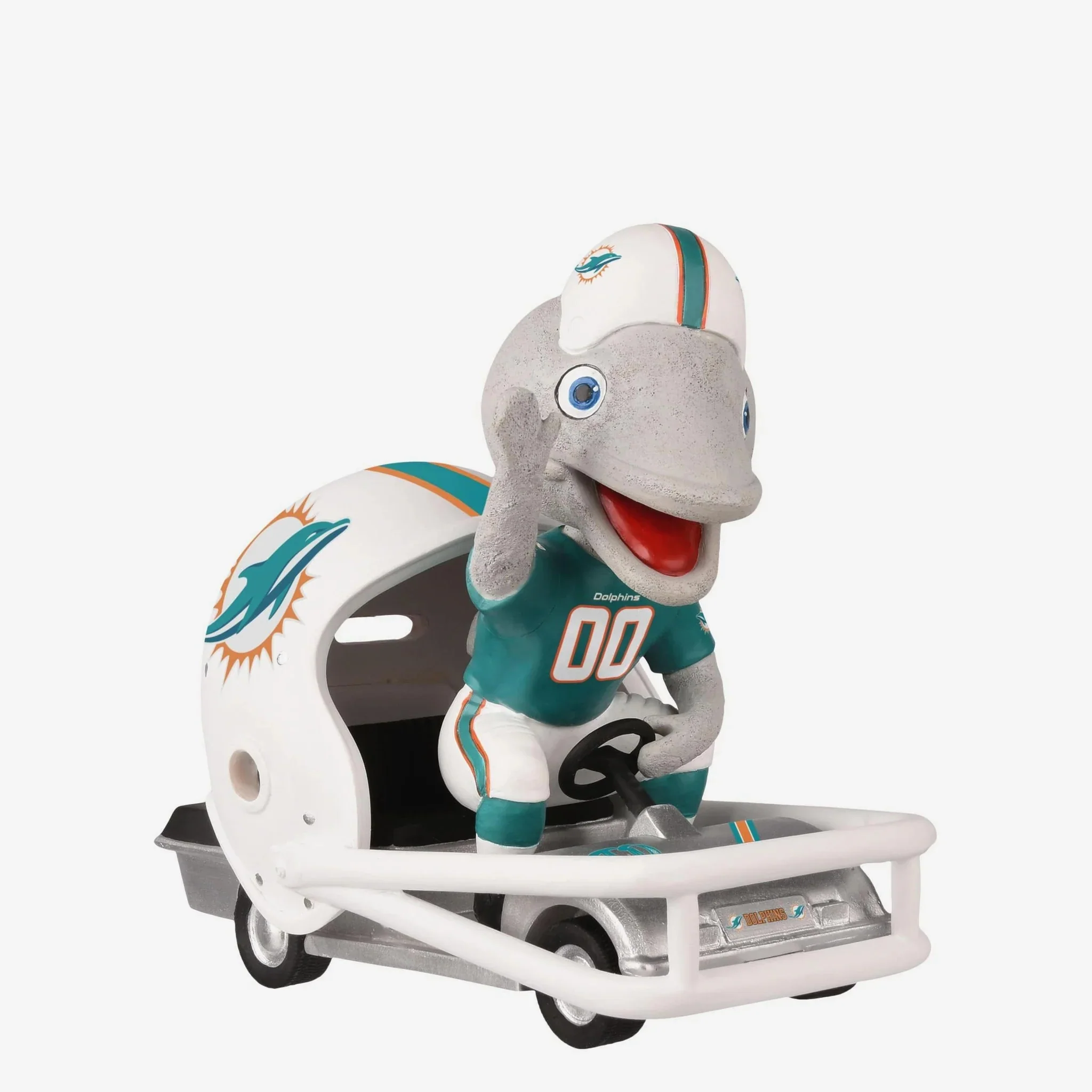 TD Miami Dolphins Helmet Cart NFL Football Bobblehead