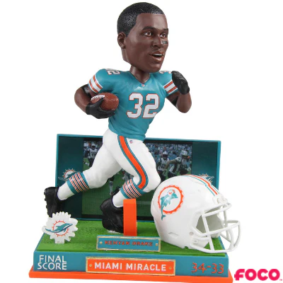 Miami Miracle Miami Dolphins Kenyan Drake Bobblehead - Image 2