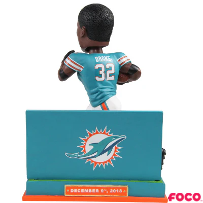 Miami Miracle Miami Dolphins Kenyan Drake Bobblehead - Image 4