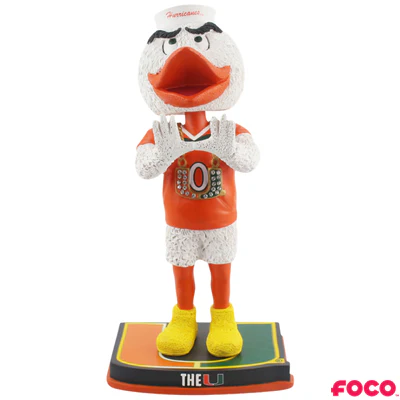 Miami Hurricanes Turnover Chain Bobblehead - Image 3