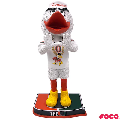 Miami Hurricanes Turnover Chain Bobblehead - Image 4