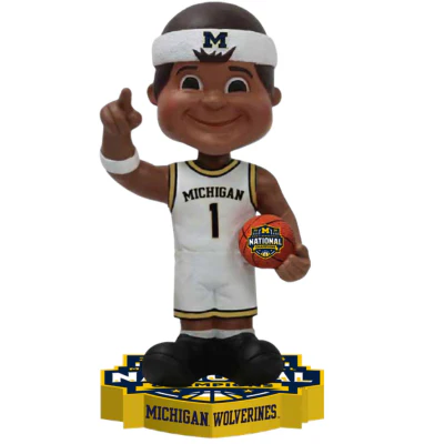 Michigan Wolverines 2026 NCAA Men's Basketball National Champions Bobbleheads (Presale) - Image 2