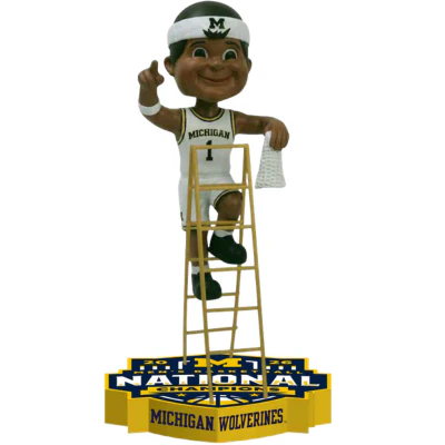 Michigan Wolverines 2026 NCAA Men's Basketball National Champions Bobbleheads (Presale) - Image 3