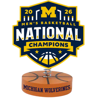 Michigan Wolverines 2026 NCAA Men's Basketball National Champions Bobbleheads (Presale) - Image 4