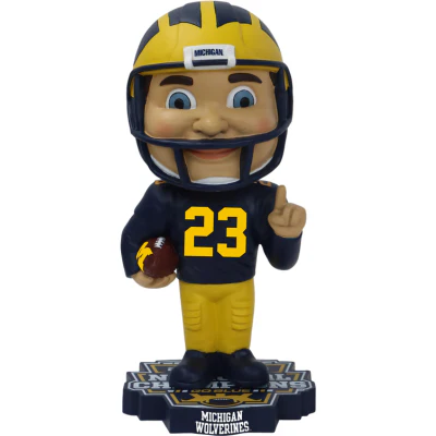 Michigan Wolverines 2023 National Champions Bobbleheads - Image 4