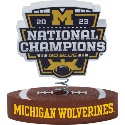 Michigan Wolverines 2023 National Champions Bobbleheads - Image 5