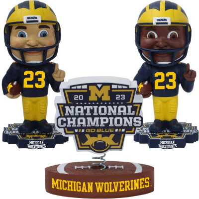 Michigan Wolverines 2023 National Champions Bobbleheads - Image 6