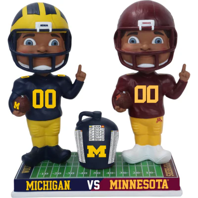 Michigan vs. Minnesota Football Rivalry Bobblehead - Image 2