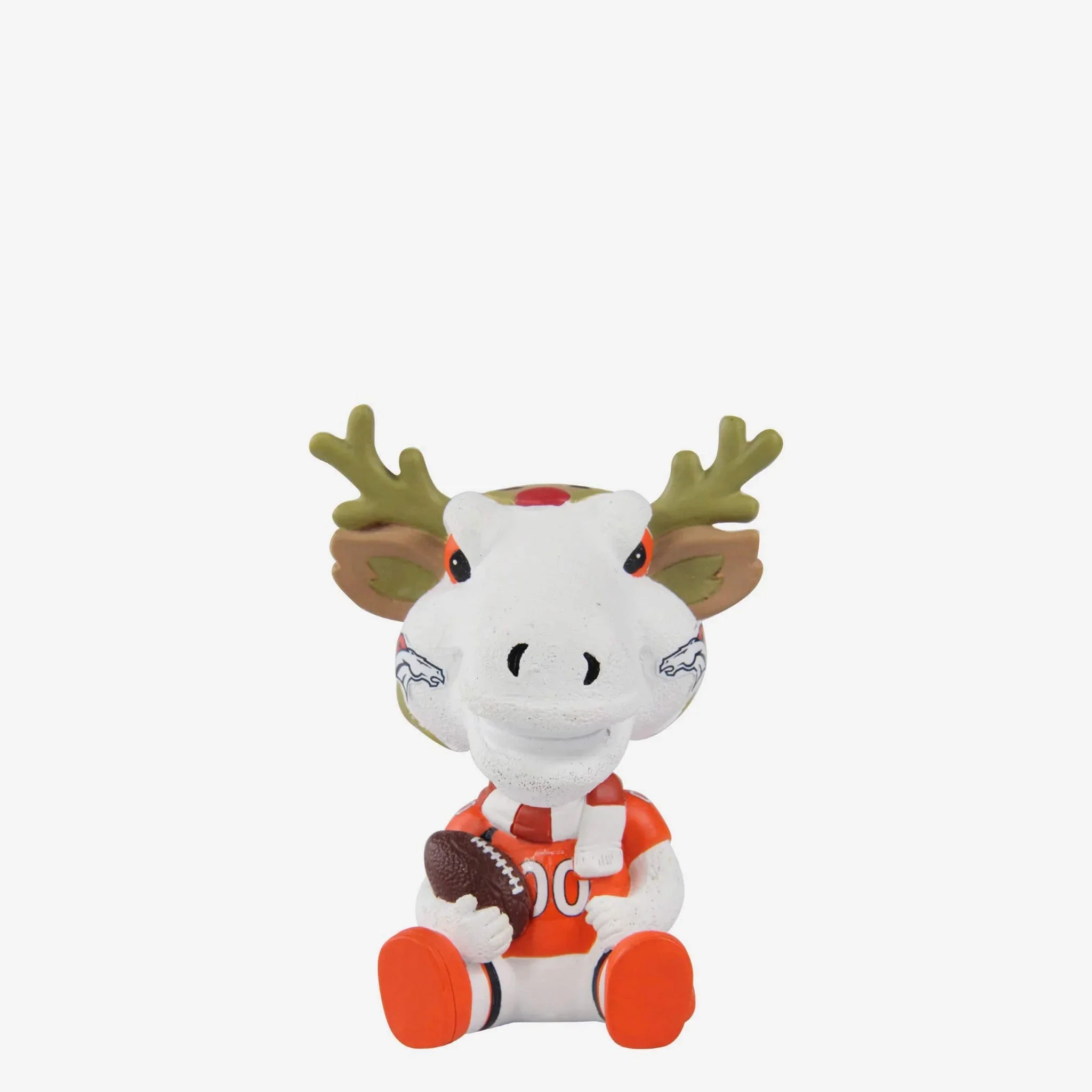 Miles Denver Broncos Christmas Mascot Bobble Bro Mini NFL Football Bobblehead
