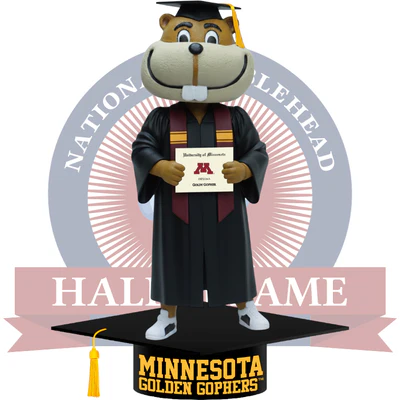 Goldy Gopher Minnesota Golden Gophers Mascot Graduation Bobblehead (Presale)