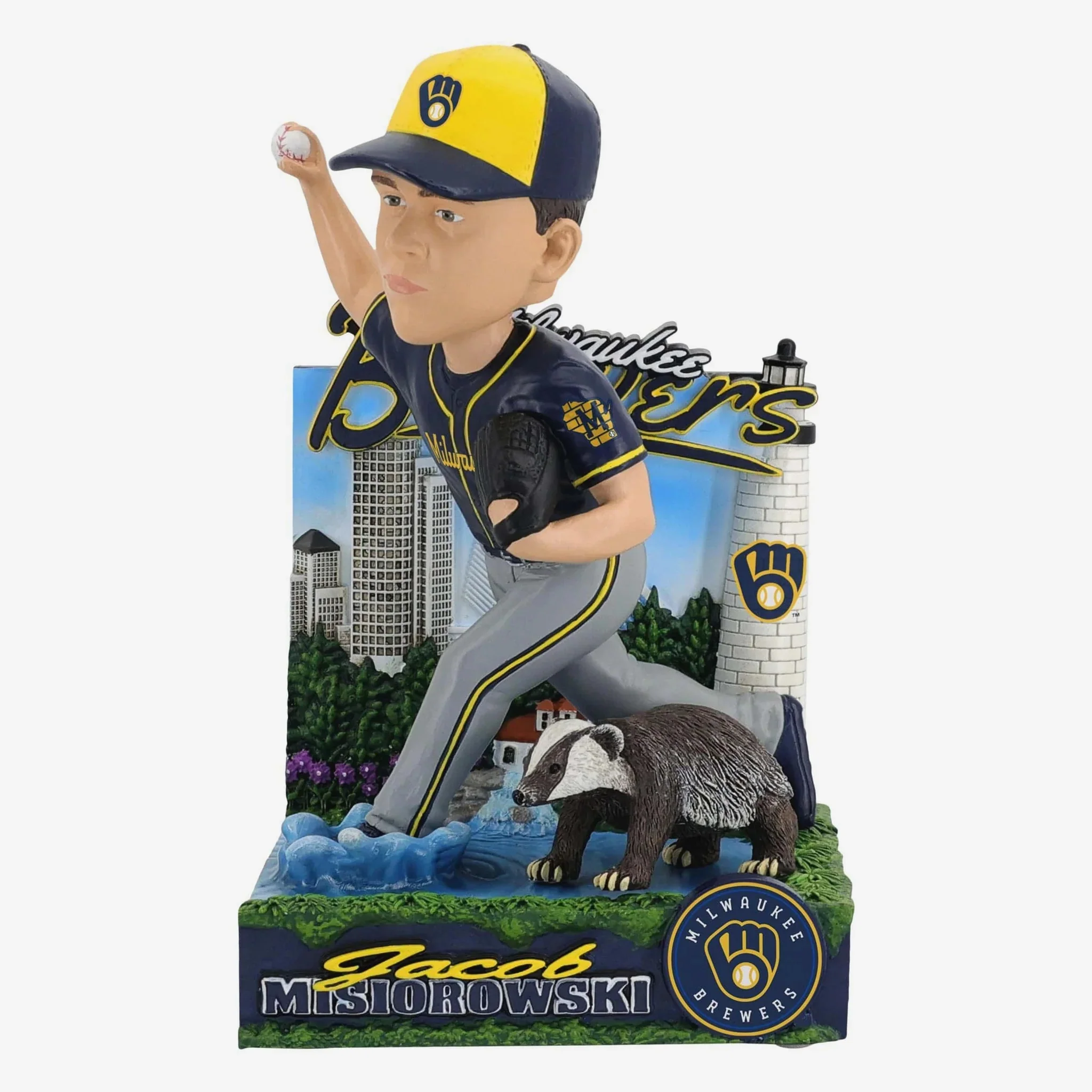 Jacob Misiorowski Milwaukee Brewers Badger State MLB Baseball Bobblehead