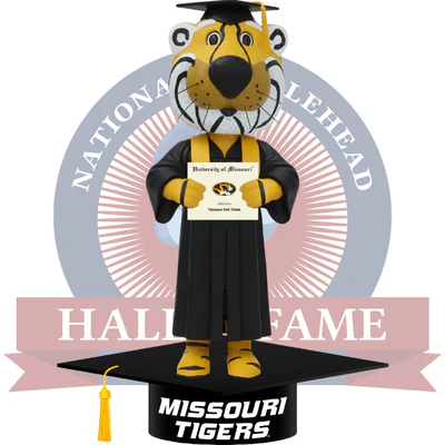 Truman the Tiger Missouri Tigers Mascot Graduation Bobblehead (Presale)