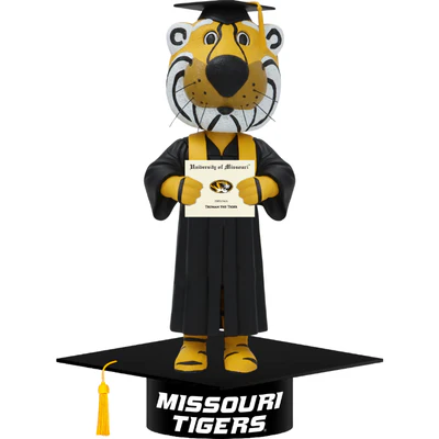 Truman the Tiger Missouri Tigers Mascot Graduation Bobblehead (Presale) - Image 2