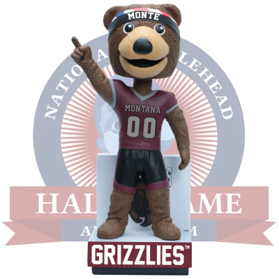 Monte Montana Grizzlies Mascot Bobblehead (Presale)