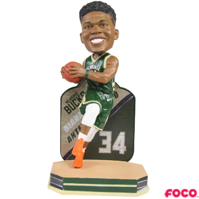 Milwaukee Bucks Name and Number Bobbleheads - Image 4
