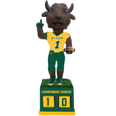 Thundar North Dakota State Bison Mascot 2024 FCS Football National Champions Bobbleheads - Image 4